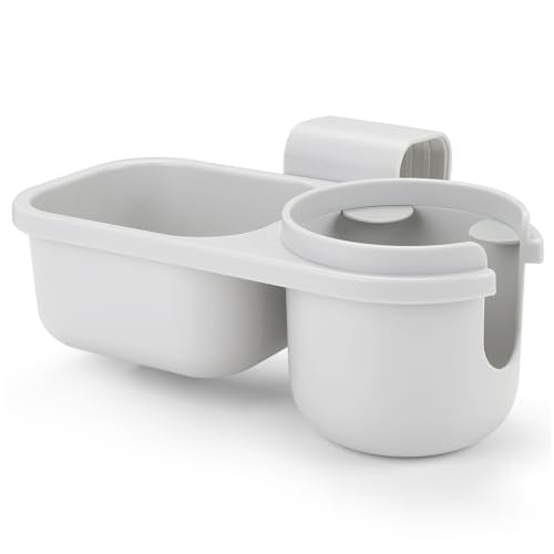 Accmor Child Cup Holder Snack Tray for Convertible Car Seats, Universal Child Cup Holder Compatible with Most Baby Car Seat Models - color: Gray
