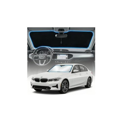 for BMW 3Series Sun Shade Windshield Cover - Custom Fit 3Series Accessories 2019-2024 2025 2026 Sunshade Foldable UV Protection & Heat Shield Sun Visor Accessories - size: For BMW 3Series 2019-2026