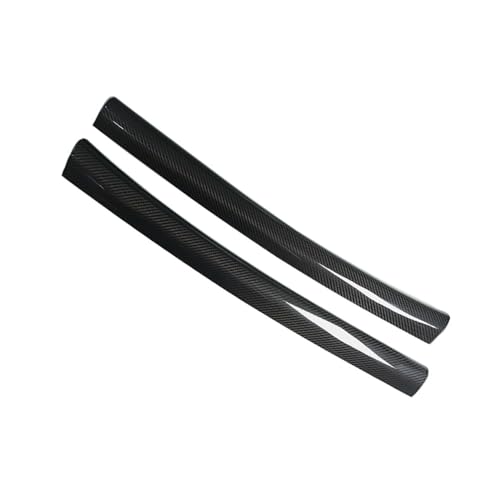 Dry Real Carbon Fiber for 2019-2022 Toyota Supra Car Door Interior Trim Accessories Built-in Door Sill Trim Covers (Black Carbon)