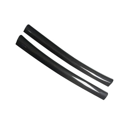Dry Real Carbon Fiber for 2019-2022 Toyota Supra Car Door Interior Trim Accessories Built-in Door Sill Trim Covers (Black Carbon)