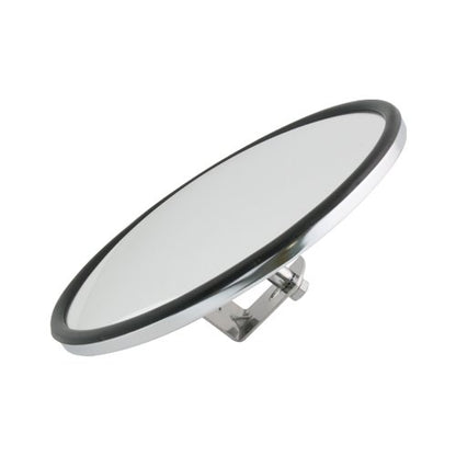 Grand General 33080 Chrome 8" Convex Blind Spot Mirror with "L" Bracket - size: 8", style: Center-Chrome