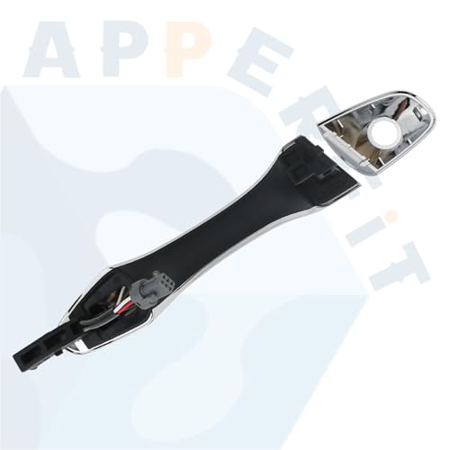 APPERFiT Exterior Door Handle Smart Key w/Cover for Front Door Left Driver Side Chrome Compatible with Kia Sorento 2016 2017 2018 2019 2020 Door Keyless Entry Replaces 82651-C5710 82652-C5010 - size: FL Smart Key