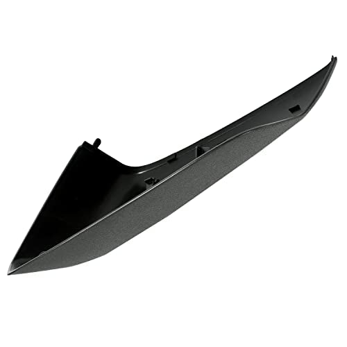 HECASA Mirror Cover Passenger Side Compatible with 2016-2024 Chevrolet Malibu Replacement for 84026842 Black Plastic - size: Passenger Side