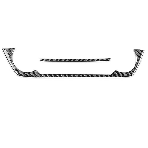 NVCNX Real Premium Carbon Fiber Car Dashboard AC Panel Cover Decal Compatible with Toyota RAV4 2013 2014 2015 2016 2017 2018 XLE LE Limited SE Adventure Platinum Hybrid Interior Trim Accessories Black - color: Ac Panel
