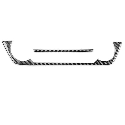 NVCNX Real Premium Carbon Fiber Car Dashboard AC Panel Cover Decal Compatible with Toyota RAV4 2013 2014 2015 2016 2017 2018 XLE LE Limited SE Adventure Platinum Hybrid Interior Trim Accessories Black - color: Ac Panel