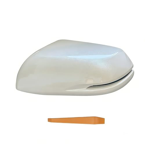 Driver Left Side Mirror Cover Cap Compatible with Honda CR-V 2017-2022 (With Turn Signal) | Platinum White Pearl (Code: NH-883P) - Pearl White | Direct Replacement Wing Mirror Housing - color: Pearl White, size: Left Driver Side