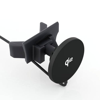 TWRAPS Dashboard Phone Charger for Rivian R1S & R1T, Compatible with MagSafe Cases & iPhone 17 Pro & Max, 25W Charging Puck Dash Mount Holder Anchors to AC Vents, R1 2021-2026 SUV & Truck Accessories - size: 25W Charger