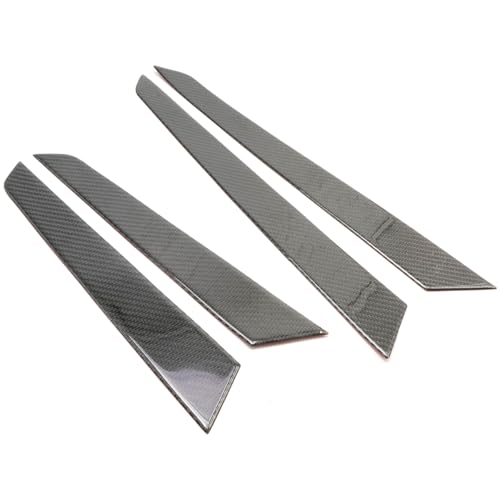 4 Pcs Interior Door Panel Cover Trim, Replacement for Mercedes-Benz C-Class W204 2007-2013 (Carbon Fiber)