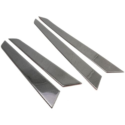 4 Pcs Interior Door Panel Cover Trim, Replacement for Mercedes-Benz C-Class W204 2007-2013 (Carbon Fiber)