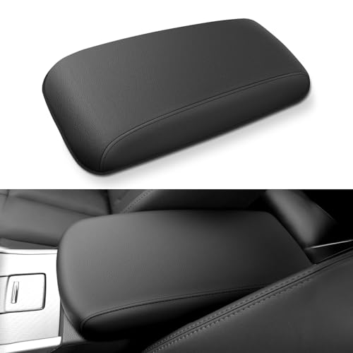 Center Console Armrest Cover Compatible with Nissan Altima 2013-2018 Accessories, Premium Leather Arm Rest Cover Pad, Car Middle Console Cover (Black) - size: 2013-2018 Nissan Altima
