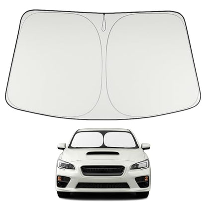 Proadsy 2026 Upgrade Windshield Sun Shade Custom Fit 2008-2014 WRX Foldable Front Sunshade Protector Sun Visor Blocks UV Rays Keep Car Cooler - size: 2008-2014 WRX