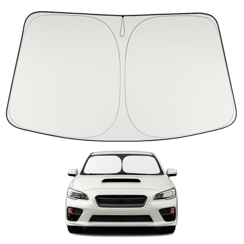 Proadsy 2026 Upgrade Windshield Sun Shade Custom Fit 2008-2014 WRX Foldable Front Sunshade Protector Sun Visor Blocks UV Rays Keep Car Cooler - size: 2008-2014 WRX