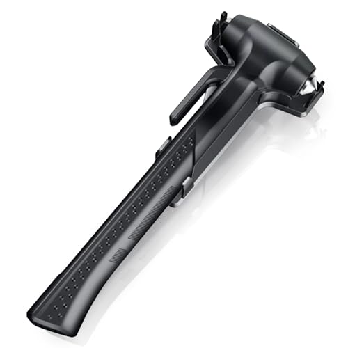 Car Window Breaker, Glass Breaker and Seatbelt Cutter, Emergency Car Glass Safety Hammer, Window Punch Seatbelt Cutter for Family Rescue & Auto Escape Tools(Black) - color: Black