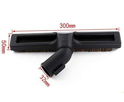 ANBOO 32mm 1 1/4 inches Vacuum Hardwood Floor Brush,Dust Dirt Attachment Interface Tool, Small Suction Brush Tubes Flexible Access to Anywhere, Strong Suction for Corners, Pets, Drawers - size: 2pcs