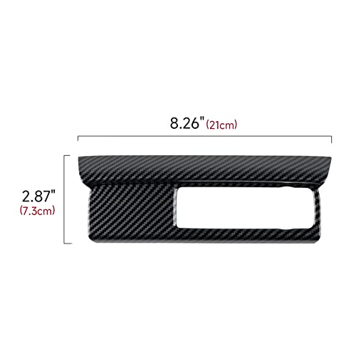 Car Cigarette Lighter Cover Decals for 2022 2023 2024 2025 Honda Civic 11th Gen Accessories ABS Carbon Fiber Stickers - color: Cigarette Lighter Panel