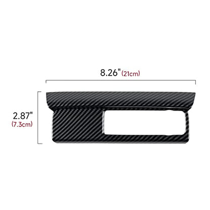 Car Cigarette Lighter Cover Decals for 2022 2023 2024 2025 Honda Civic 11th Gen Accessories ABS Carbon Fiber Stickers - color: Cigarette Lighter Panel