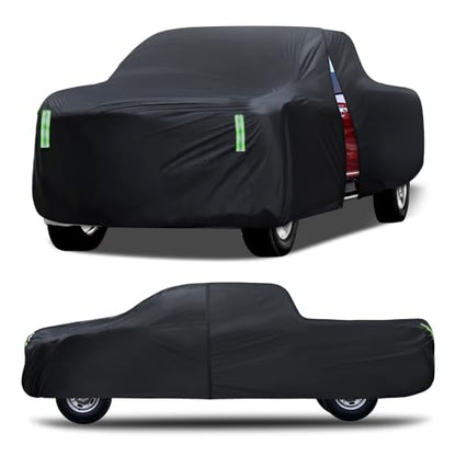 Car Cover Waterproof All Weather，Full Outdoor Pickup Truck Cover Rain UV Protection, Size T4 Universal Fit for Ford F150 Chevy Silverado Dodge Ram 1500. (Fit Truck Length 243 to 250 inch) - size: T4 Fit Truck Length 243 to 250 inch