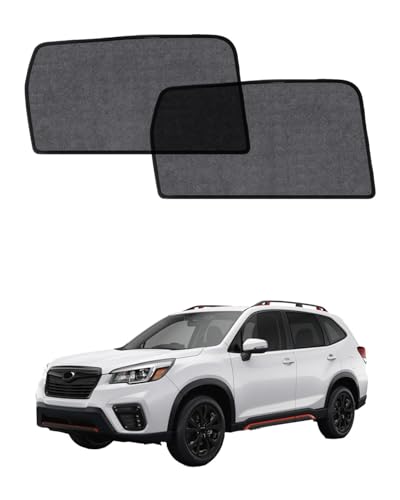 Car Window Shade for Forester 2019-2024,2 Pack UV & Glare Protection, Breathable Privacy Screen, Insect & Bug Blocker Magnetic Mesh Side Rear Sun Shades for Baby Camping, Napping & Travel - size: 2PC for Subaru Forester (2019-2024)