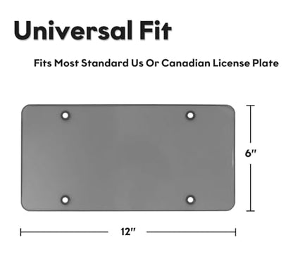 2 Pack Universal License Plate Frame