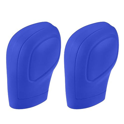 Motoforti Universal Car Gear Shift Cover Comfortable Handbrake Shifter Cover, Anti-Slip, Silicone, Dark Blue, 2 Pcs - color: Dark Blue