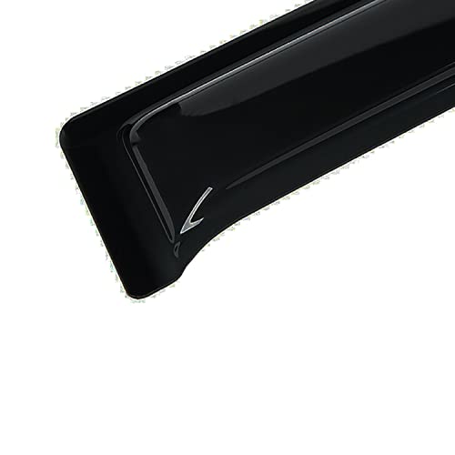 Side Window Visors rain Guards Vent Deflectors for 02-08 Dodge Ram 1500, 2003-2009 Ram 2500 & 3500 with Quad Cab Shade 94623 - size: Compatible with Dodge Ram 1500 2002-2008