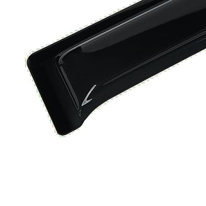 Side Window Visors rain Guards Vent Deflectors for 02-08 Dodge Ram 1500, 2003-2009 Ram 2500 & 3500 with Quad Cab Shade 94623 - size: Compatible with Dodge Ram 1500 2002-2008