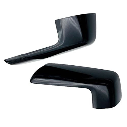Door Wing Mirror Cover Side Rear View Mirror Cover Case Rearview Mirror Housing Carbon Fiber/Black 2019-2023 Compatible with Chevrolet Silverado 1500 Compatible with GMC Sierra 1500