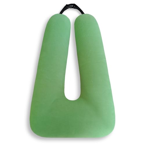 FHSGGP Travel Pillow Car Pillow Kid Car Sleeping The Sleeping Aid for Adults and Kids on Road Trips Sponge Kids Travel Pillow Provides Body and Head Support Sage Green - color: D-sage Green