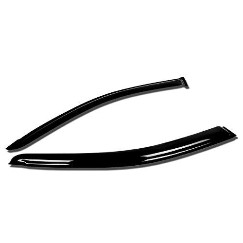 Auto Dynasty 2Pcs Tape on Window Vent Visor Deflector Rain Guard Compatible with 2008-2016 Dodge Grand Caravan Chrysler Town & Country, Acrylic - size: 08-16 Dodge Grand Caravan/Chrysler Town & Country