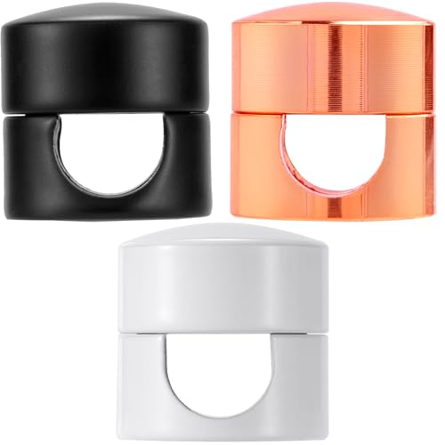 SmallCat 3 Sets Charger Holders for Cords, Adjustable Cable Anchor Holders, Adhesive Metal Cord Clips, Cable Management Wire Organizers for Desk, Office, Nightstand - Matte Black, White, Rose Gold - color: Matte Black, White, Rose Gold, 3 Sets