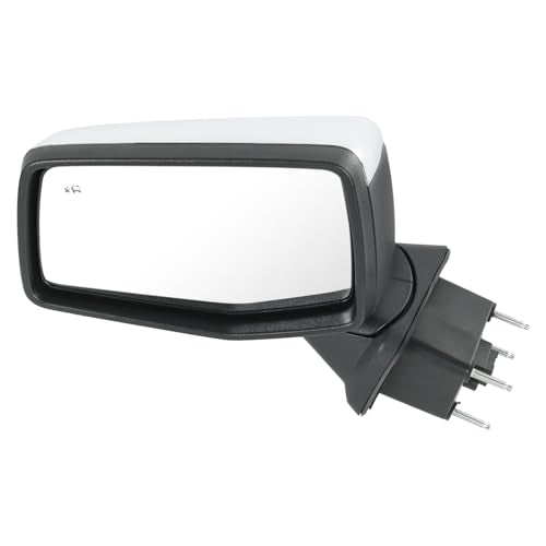 JDMSPEED Left Driver Side Mirror Compatible with 2019-2025 Chevy Silverado 1500 Chrome Power Folding Heated Turn Signal Mirror Memory Blind Spot Detection Replace#GM1320590(14Pins) - color: Chrome, size: L-14pin