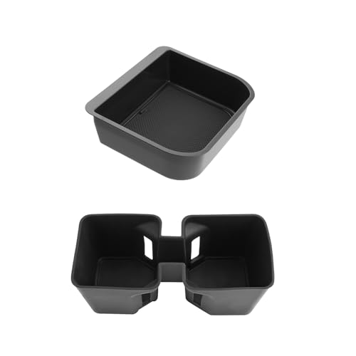 CDEFG 2Pcs Center Console Cool Box Organizer for 2024 2025 2026 Lexus GX 550 Armrest Storage Box Tray, for 2024-2026 Lexus GX 550 Accessories (Only Fit Cool Box) - color: 2Pcs for GX 550 2024-2026 Cool Box