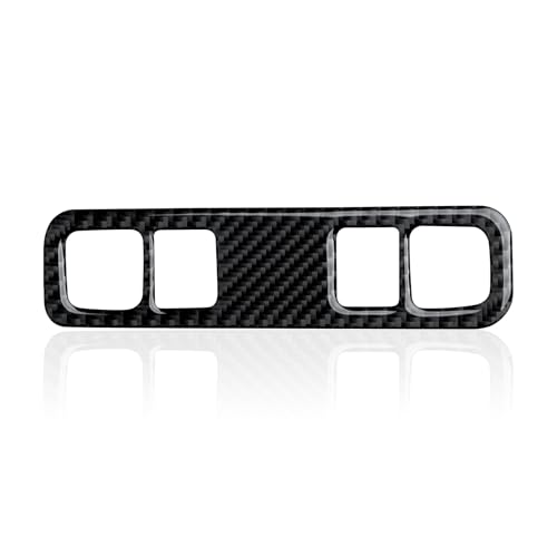 Car Rear Reading Light Sticker Carbon Fiber Decal Cover Interior Trim for Chevrolet Silverado/GMC Sierra 1500 2500HD 3500HD 2014-2018 Accessories - color: Rear Reading Light