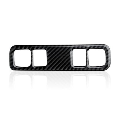 Car Rear Reading Light Sticker Carbon Fiber Decal Cover Interior Trim for Chevrolet Silverado/GMC Sierra 1500 2500HD 3500HD 2014-2018 Accessories - color: Rear Reading Light