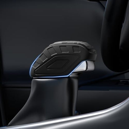 Suitable for Toyota RAV4,Toyota Wildlander,Toyota VENZA,Toyota Ninth-Generation Camry,Toyota Highlander,Toyota Kluge Car Gear Shift Cover,Stick Shifting Handle Protector (Black) - color: Black