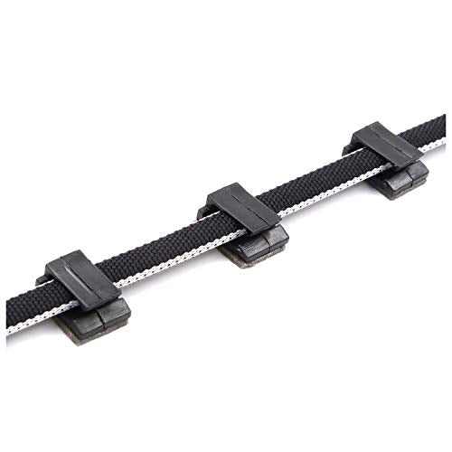 Mini Cable Clips 3M Adhesive, Multipurpose Cord and Wire Organizer for Cable Management Mini (12mm x 9.5mm) - 100 Pack Bundled with 10 Bonus Reusable Cable Ties (Black) - color: Black, size: Mini (12mm x 9.5mm)