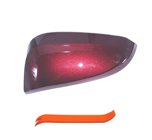 Left Driver Side Mirror Cover Cap Compatible with Toyota Rav4 2013-2018 XLE/SE/LTD, 4RUNNER 2013-2023,RAV4 HV 2016 Diamond Red - color: Diamond Red, size: Left Driver Side