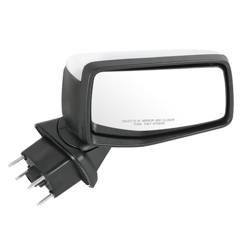 JDMSPEED Right Passenger Side Mirror Compatible with 2019-2025 Chevy Silverado 1500 Chrome Power Folding Heated Turn Signal Puddle Lights Mirror Memory Replace#GM1321588(15Pins) - color: Chrome, size: R-15pin