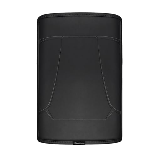 BestEvMod Center Console Armrest Pad Cover Compatible with Tesla Model Y Juniper 2026 2025 Extra Soft Microfiber Vegan Leather Protector Seat Armrest Cover OEM Style (Black) - color: Black-Regular, size: Juniper
