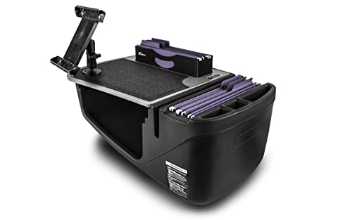 AutoExec AE-FMEF-TAB-GT Efficiency FileMaster Car Desk for Your Vehicle Workstation and Mobile Office, with Tablet Mount - color: Grey, style: Desk, Tablet Mount