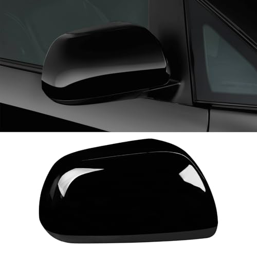 Moonlinks Compatible with Toyota Sienna 2012 2013 2014 2015 2016 2017 2018 2019 2020 Right Passenger Side Mirror Cover Replacement,Glossy Black Right Side Clip-on Mirror Cap Replace for 87915-08021-C2 - color: Right Black