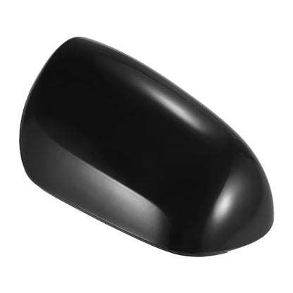 X AUTOHAUX Right Side Car Side Door Wing Mirror Cover Rear View Mirror Cap for Toyota Yaris 2008-2013 Gloss Black