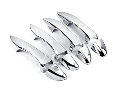7004 Triple Chrome Plated ABS Door Handle Cover for 2014-2018 Toyota Corolla Sedan