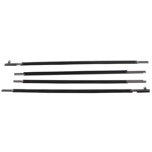 MotorFansClub 4PCS Window Sealing Weatherstrip Fit for Venza 2009 2010 2011 2012 2013 2014 2015 2016 Sealing Strip Door Outside Trim, Chrome