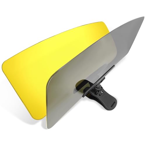 Sun Visor Extender for SUV, 2 in 1 Day and Night Universal Sun Visor Extender for Car Easy to Install, UV400 Anti-Glare Protects from Glare, UV Rays, Snow Blindness for Safe Driving - size: Sun Visor for SUV-Day and Night