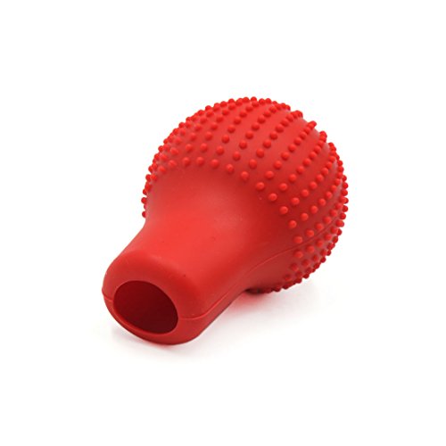 uxcell Red Soft Silicone Nonslip Car Manual Gear Shift Lever Knob Protective Cover - color: Red