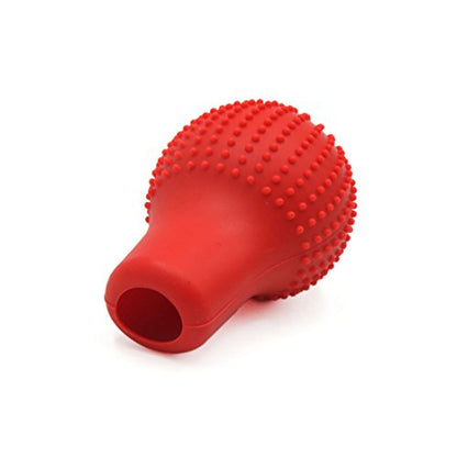 uxcell Red Soft Silicone Nonslip Car Manual Gear Shift Lever Knob Protective Cover - color: Red