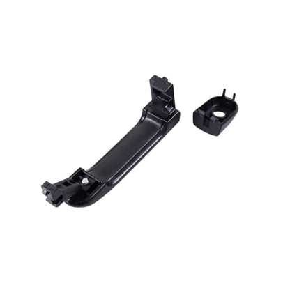 Painted Black 1 Lot 4 Doors Exterior Handle Door Outer Handle Compatible with Nissan Versa 2007-2012 - color: Black