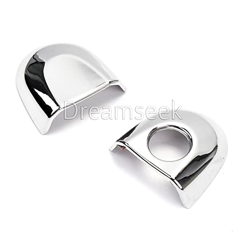 Dreamseek 8Pcs 4 Door Handle Cover Compatible with NlSSAN Versa 2012-2019, Juke 2011-2015, Cube 2009-2014 Exterior ABS Molding Protector Chrome Trim (w/o Smart Keyhole)