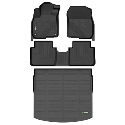HAFIDI® Floor Mats & Cargo Liner Set Fit for 2017-2022 Honda CRV Car Mats All Weather CRV Floor Liners TPE Automotive Accessories (NOT for Hybrid) (Cargo Liner Only for Upper Position) - Black - style: 18) For CRV 2017-2022 Full Set